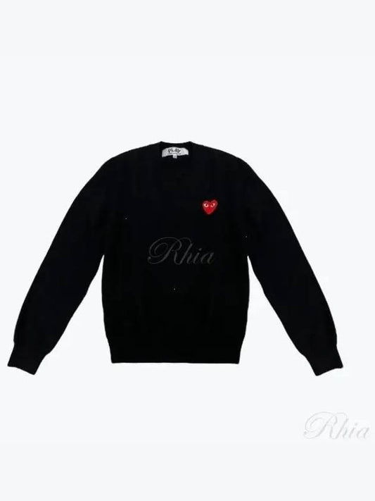 Play Motif V-Neck Sweater P1N001 - COMME DES GARCONS - BALAAN 2