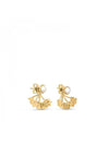 LV Spelling Earrings Gold - LOUIS VUITTON - BALAAN 1