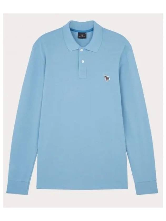 REG FIT POLO SHIRT ZEBRA M2R 115LZ N20067 40E regular patch long sleeve - PAUL SMITH - BALAAN 1