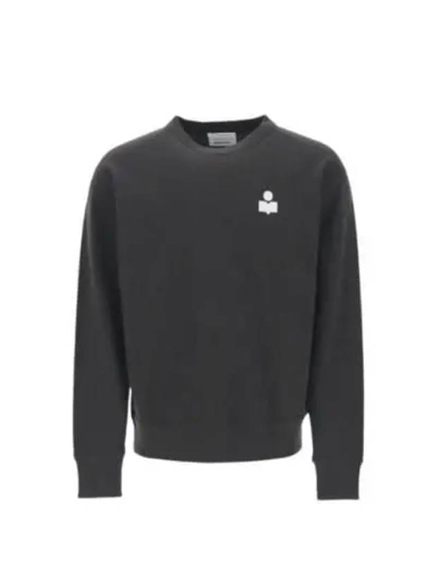 Mike Logo Cotton Sweatshirt Black - ISABEL MARANT - BALAAN 2