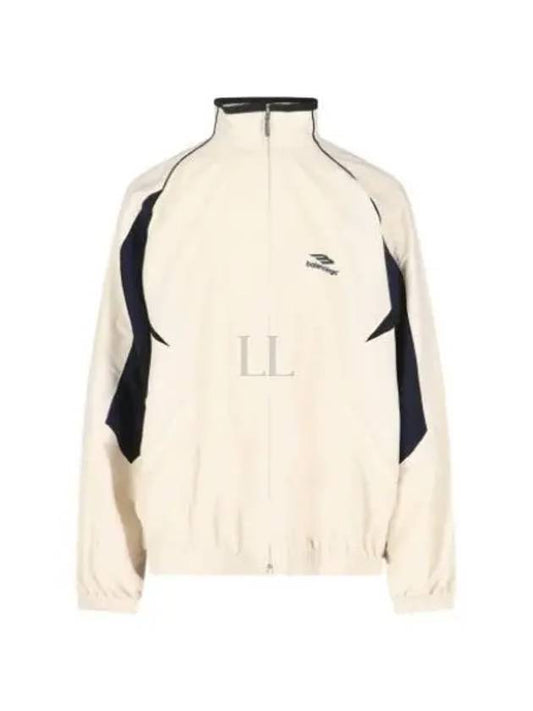 3B Sports Icon Medium Fit Track Jacket White - BALENCIAGA - BALAAN 2