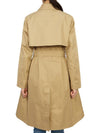 Vanda Belted Cotton Trench Coat Beige - MAX MARA - BALAAN 5