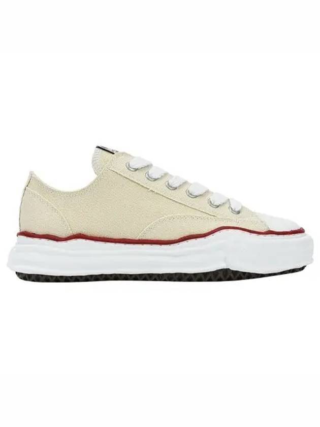 Peterson OG Sole Canvas Low Top Sneakers Natural - MAISON MIHARA YASUHIRO - BALAAN 1