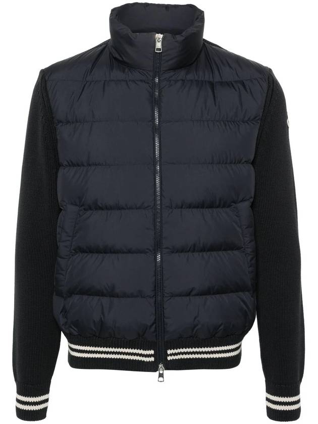 Logo patch padded navy - MONCLER - BALAAN 1