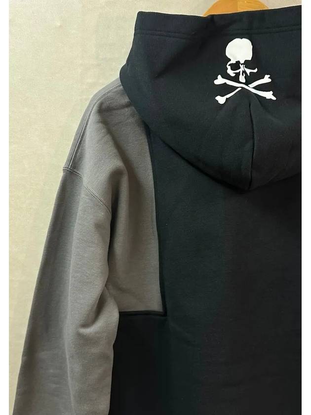 Mastermind C2H4 Gray Color Block Skull Hooded Sweatshirt TC1460 - ALPHA INDUSTRIES - BALAAN 3