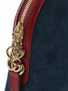 Ophidia small suede cross bag navy - GUCCI - BALAAN.