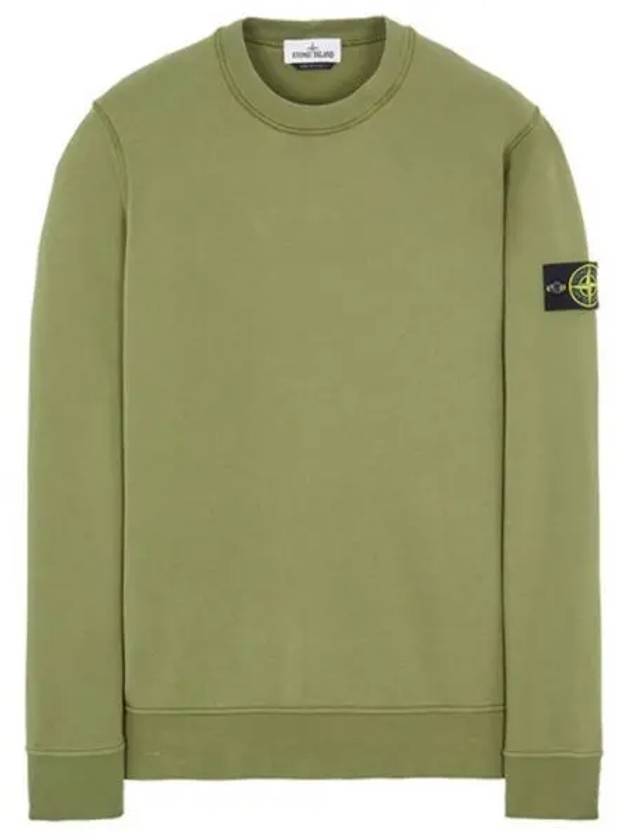 Wappen Patch Crew Neck Sweatshirt Green - STONE ISLAND - BALAAN 2