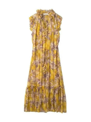 floral dress yellow - ZIMMERMANN - BALAAN 1