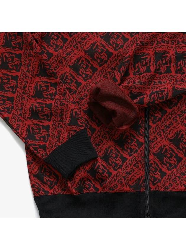 Poly Jacquard Track Jacket Red - NEEDLES - BALAAN 4