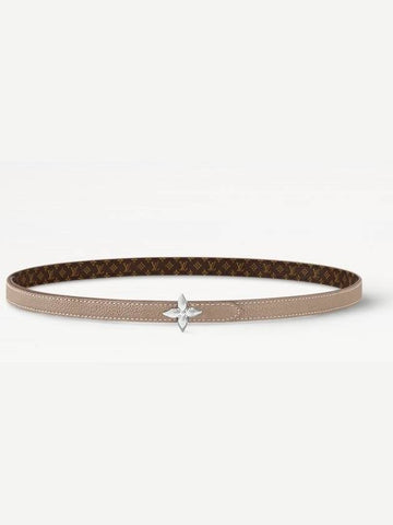 M8797Y NEW LV Mini Flower Gram 15mm Reversible Belt - LOUIS VUITTON - BALAAN 1