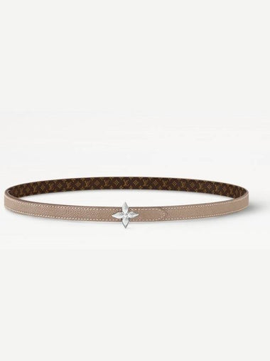 M8797Y NEW LV Mini Flower Gram 15mm Reversible Belt - LOUIS VUITTON - BALAAN 1