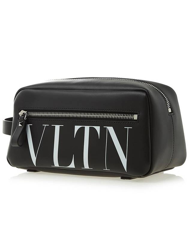 Wash Medium Pouch Bag Black - VALENTINO - BALAAN 3