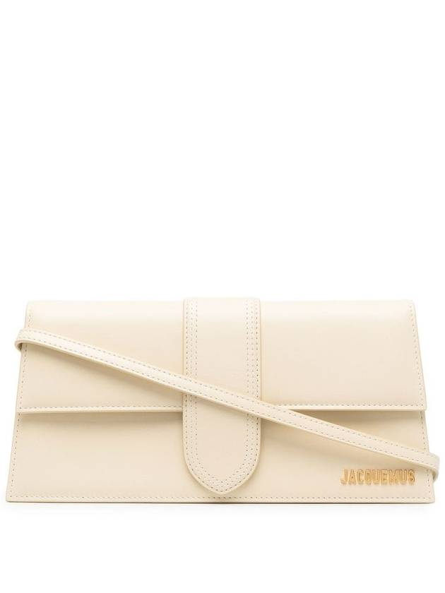 Le Bambino Long Flap Shoulder Bag Ivory - JACQUEMUS - BALAAN 2