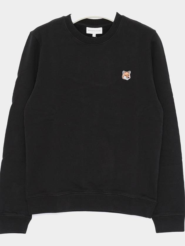 Fox Head Patch Regular Sweatshirt Black - MAISON KITSUNE - BALAAN 3