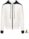 Hooded zip up padded white - MONCLER - BALAAN 2