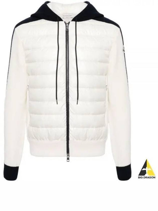 Hooded zip up padded white - MONCLER - BALAAN 2