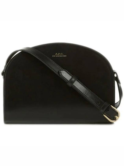 Demi Lune Half Moon Cross Bag Black - A.P.C. - BALAAN 2