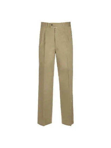 Pintuck tailored pants beige 22ASI1KA0001S48601 - MAISON MARGIELA - BALAAN 1