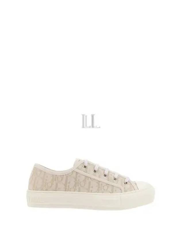 Walk'n'Dior Oblique Low Top Sneakers Gold White - DIOR - BALAAN 2