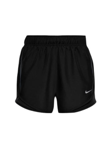 Tempo Dri-Fit Mid-Rise Brief Line Running Shorts Black - NIKE - BALAAN 1