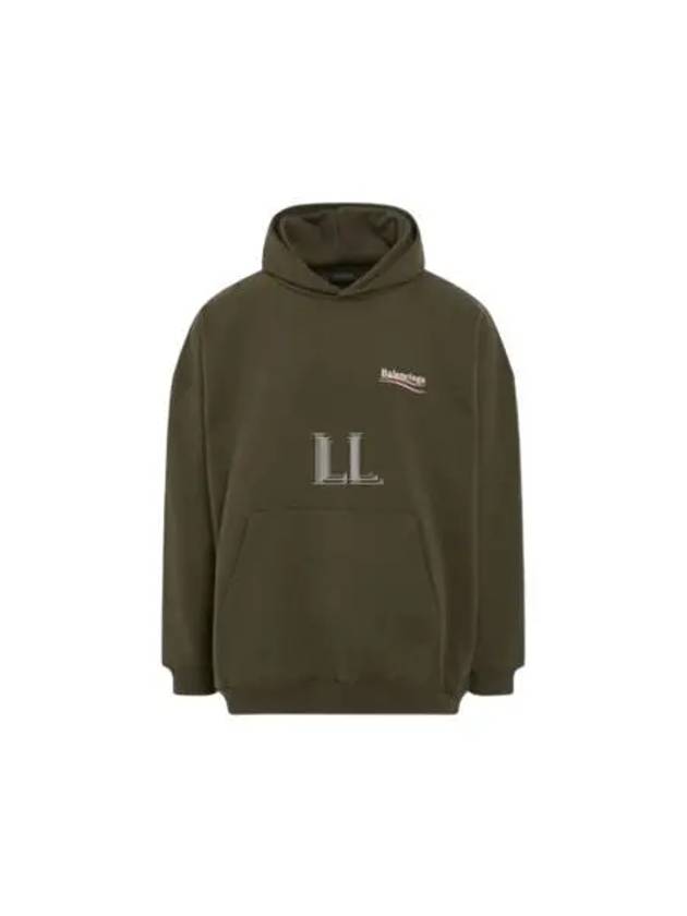 Political Campaign Oversized Fit Hoodie Green - BALENCIAGA - BALAAN 2