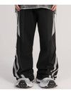 Hybrid Denim Track Pants Black - FLAVORISM - BALAAN 1