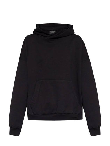 Women's Care Label Hoodie Black - BALENCIAGA - BALAAN 1