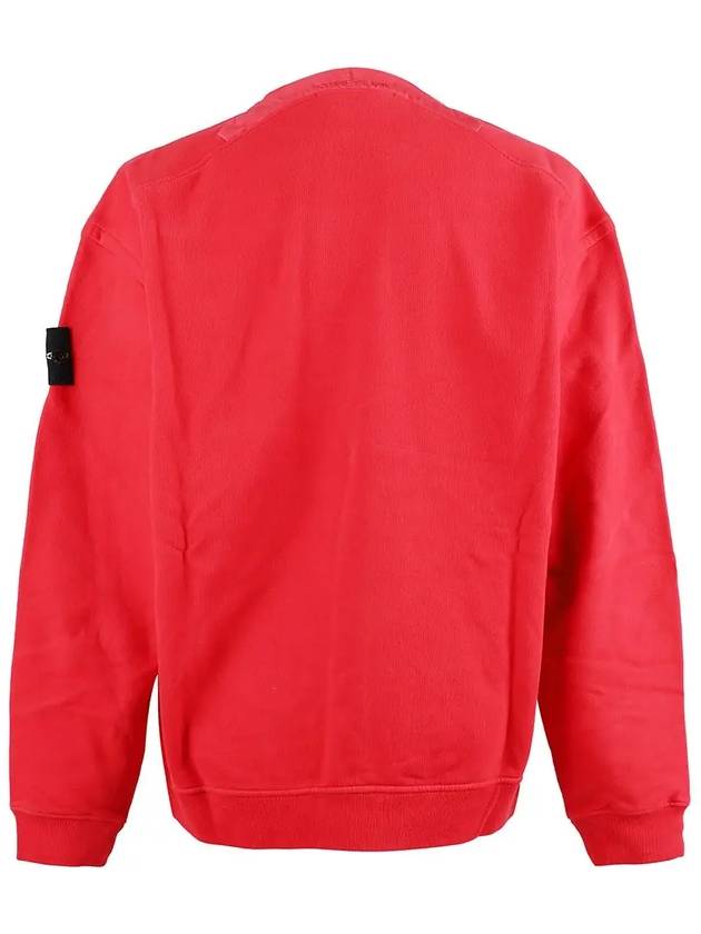 Waffen Patch Crew Neck Sweatshirt Red - STONE ISLAND - BALAAN 4