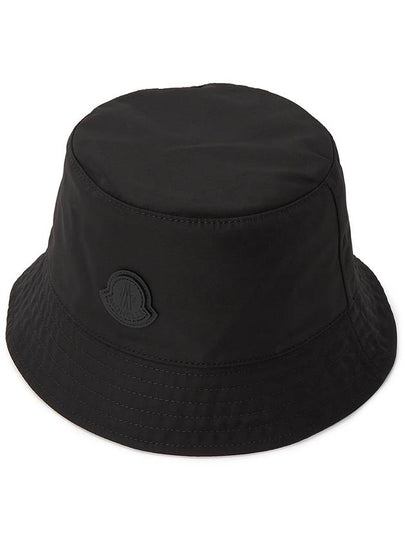 Logo Patch Bucket Hat Black - MONCLER - BALAAN 2