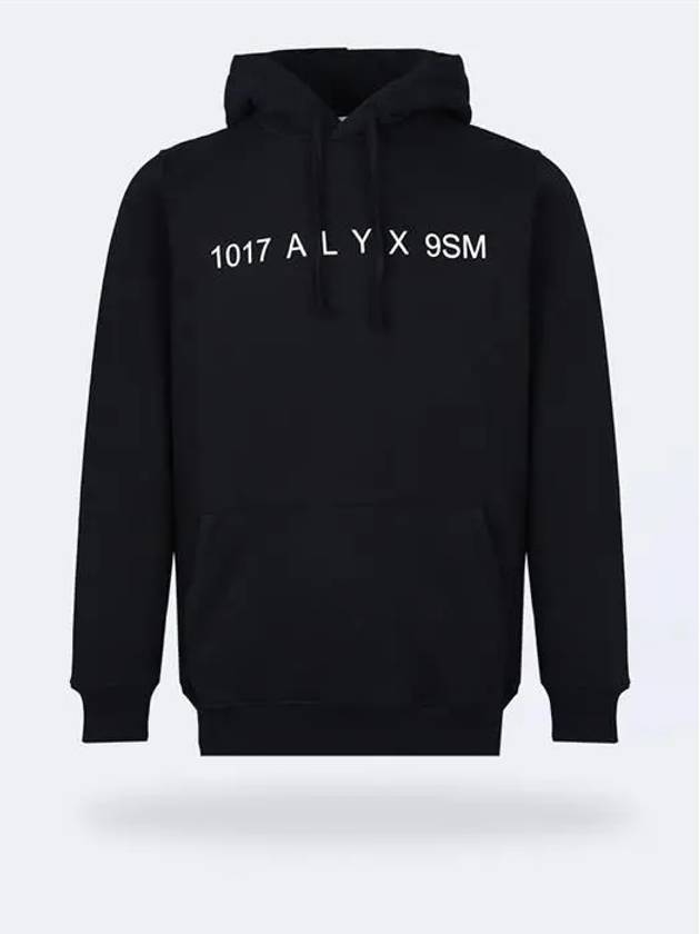 Logo Cotton Blend Hoodie Black - 1017 ALYX 9SM - BALAAN 2