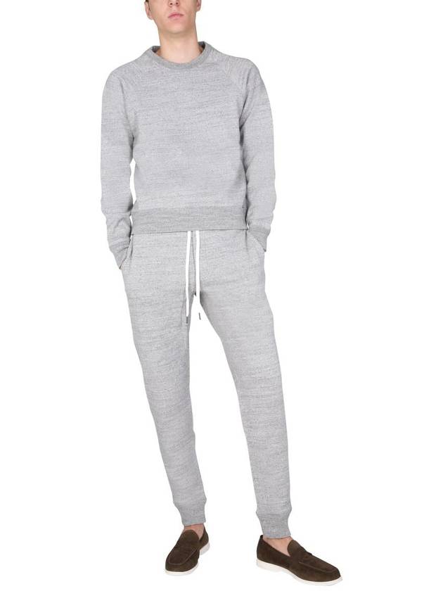 Cotton Jogger Track Pants Grey - TOM FORD - BALAAN 3