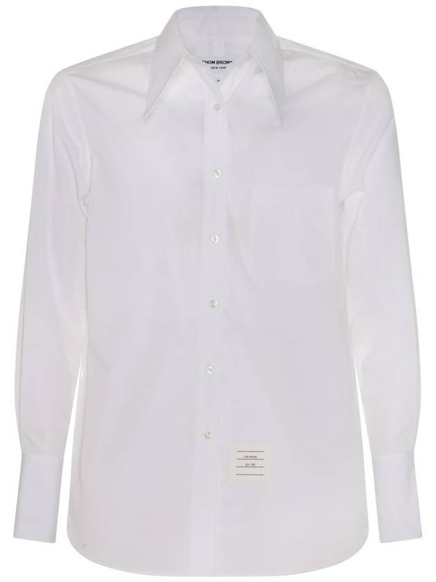 White Cotton Shirt FLL169A03113100 B0560985581 - THOM BROWNE - BALAAN 2