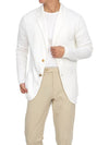 Men's Cardigan White - RVR LARDINI - BALAAN 6