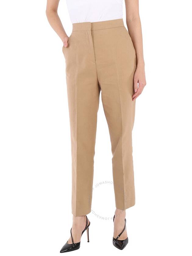 tailored straight pants camel - BURBERRY - BALAAN 2