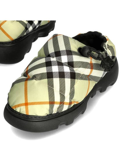 Check Nylon Pillow Loafers Green - BURBERRY - BALAAN 2