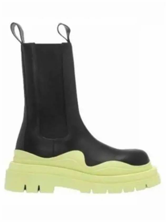 Tire Chelsea Boots Black Yellow - BOTTEGA VENETA - BALAAN 2