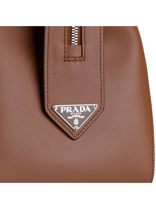 Brushed Supernova Large Tote Bag Brown - PRADA - BALAAN 10