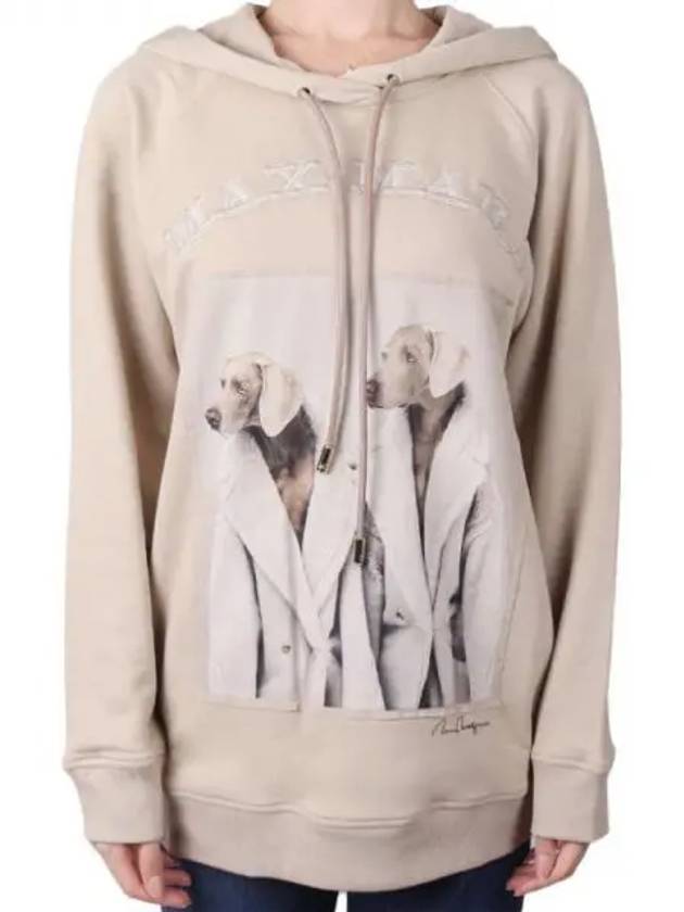 Women s Lilo Hoodie Sand LILLO 003 1120357 - MAX MARA - BALAAN 1