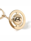 3D ORB Logo 8203010G OM0009 N405 Saffiano Keyring - VIVIENNE WESTWOOD - BALAAN 3