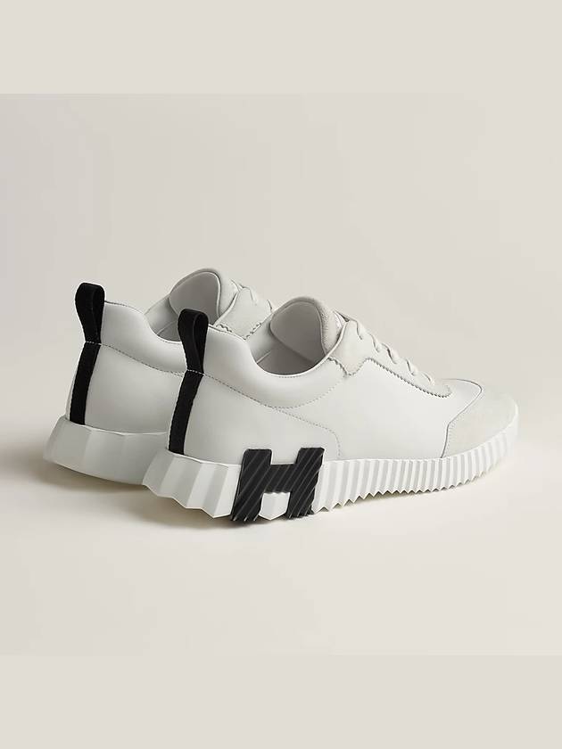 Bouncing Low Top Sneakers White - HERMES - BALAAN 4