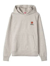 Boke Flower Crest Cotton Classic Hoodie Grey - KENZO - BALAAN 2