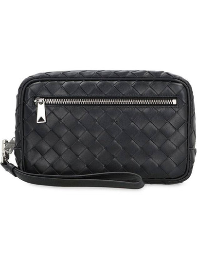 Bottega Veneta Intrecciato Small Pouch With Wristlet - BOTTEGA VENETA - BALAAN 2