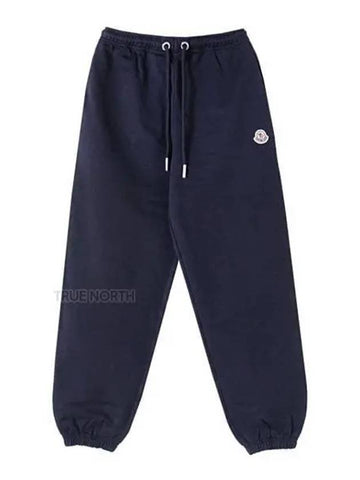 Women s 8H00002 899TR 76H Logo Patch Training Pants Navy 1061171 - MONCLER - BALAAN 1