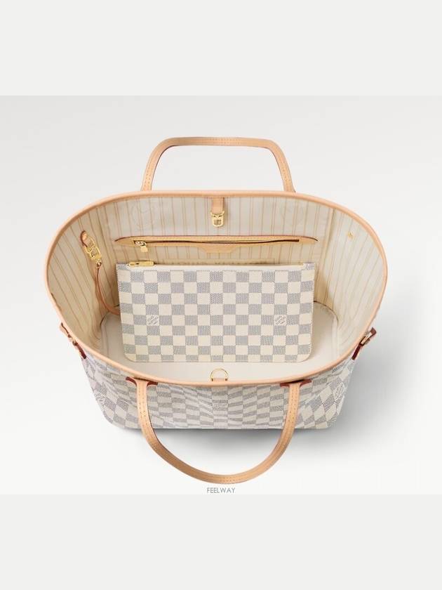 Neverfull MM Tote Bag Beige - LOUIS VUITTON - BALAAN 4