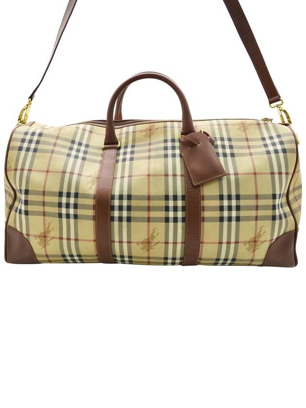 Haymarket Check Big Boston Two Way Bag 10620 - BURBERRY - BALAAN 5