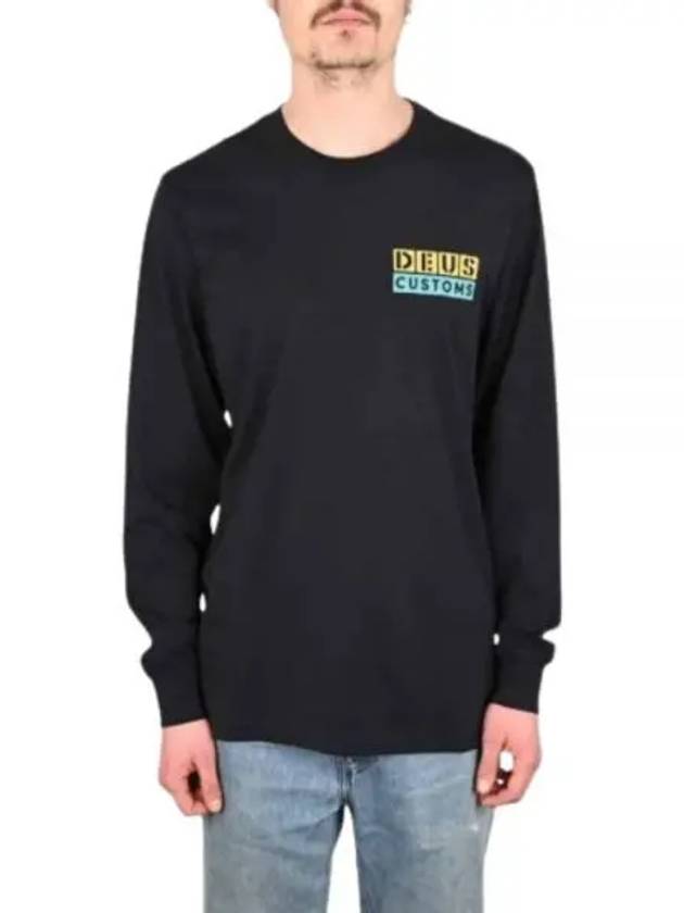 DEUS Tictac Ls Tee DMP241255 BLK Tic Tac Long Sleeve - DEUS EX MACHINA - BALAAN 1