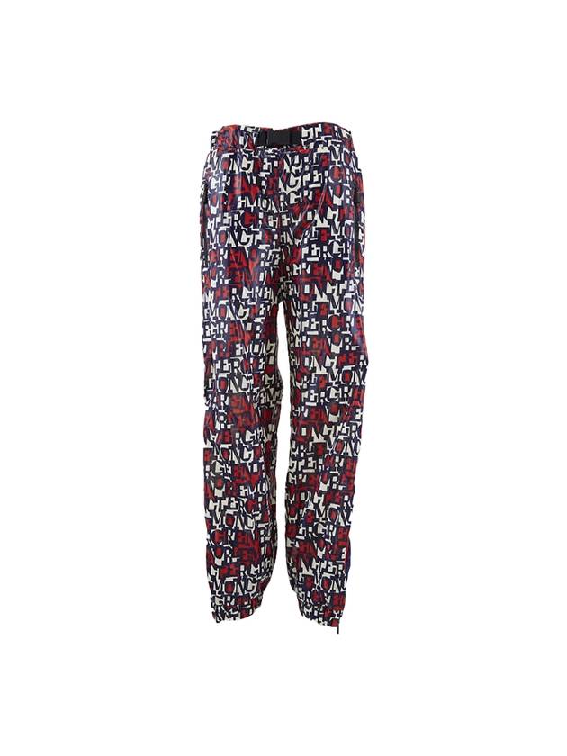 Women's Monogram Logo Straight Pants Red - MONCLER - BALAAN 1