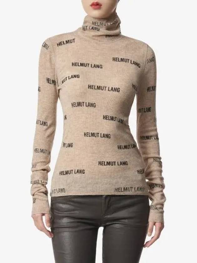 Turtleneck N06HW704 QE0 BEIGE - HELMUT LANG - BALAAN 2