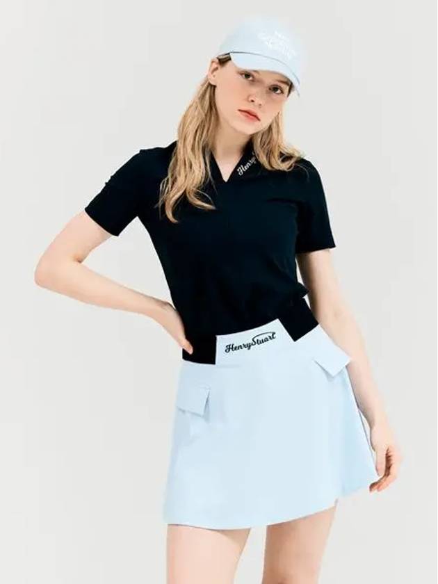 Golf Women s Wide Banding Flare Skirt Sky - HENRY STUART - BALAAN 1