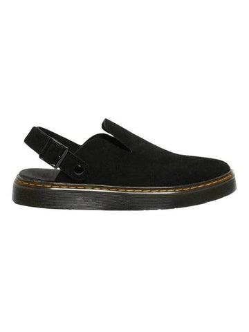 Carlson Suede Slingback Mules Black - DR. MARTENS - BALAAN 1